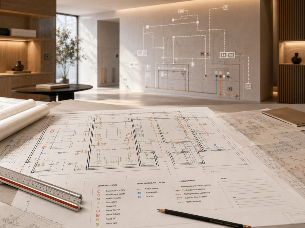 Disegni tecnici interior design